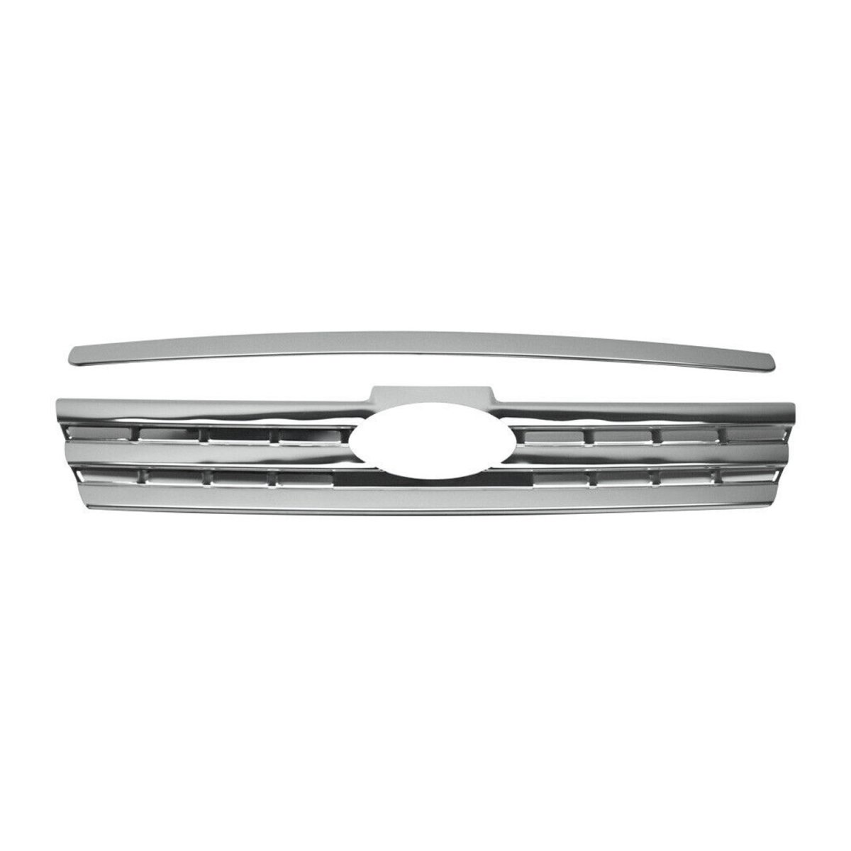 Ford Transit Connect Front Grill - Omac - S.Steel - Gloss Silver - '10-'13 Ford Transit Connect Front Grill - Omac - S.Steel - Gloss Silver - '10-'13